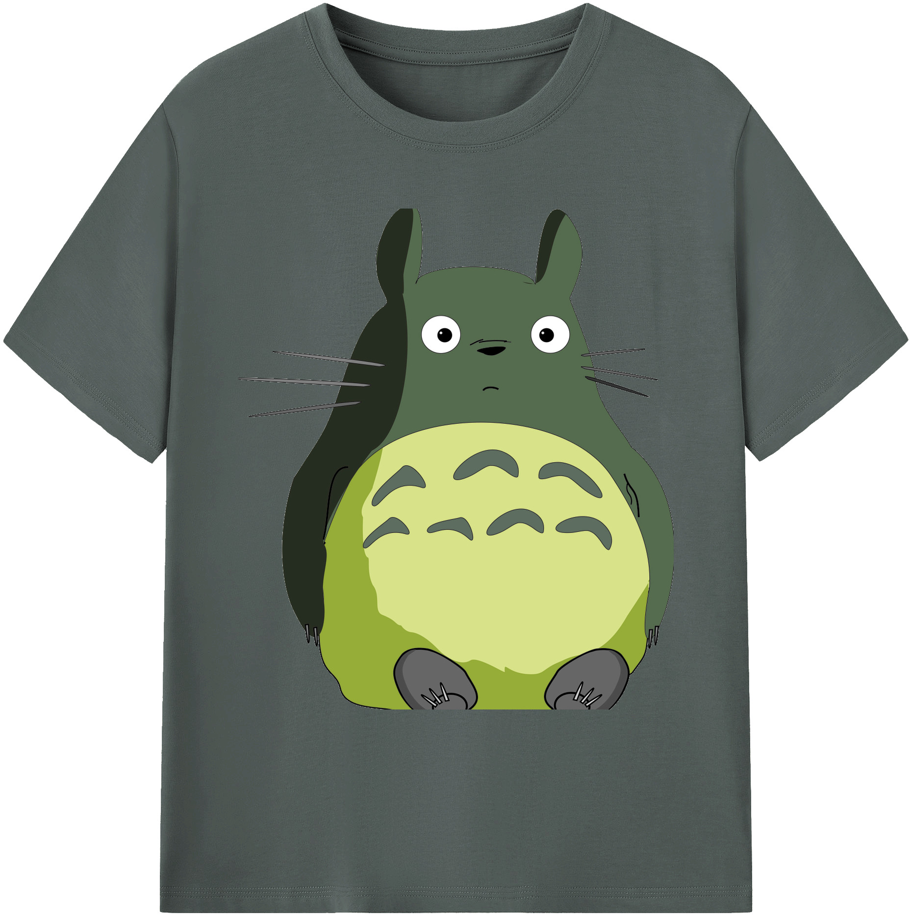（画像用） となりのトトロ 草壁メイ 草壁サツキ My Neighbor Totoro Satsuki Kusakabe Mei Kusakabe 綿100％ メンズ半袖Tシャツ｜肌触りやわらか＆通気性